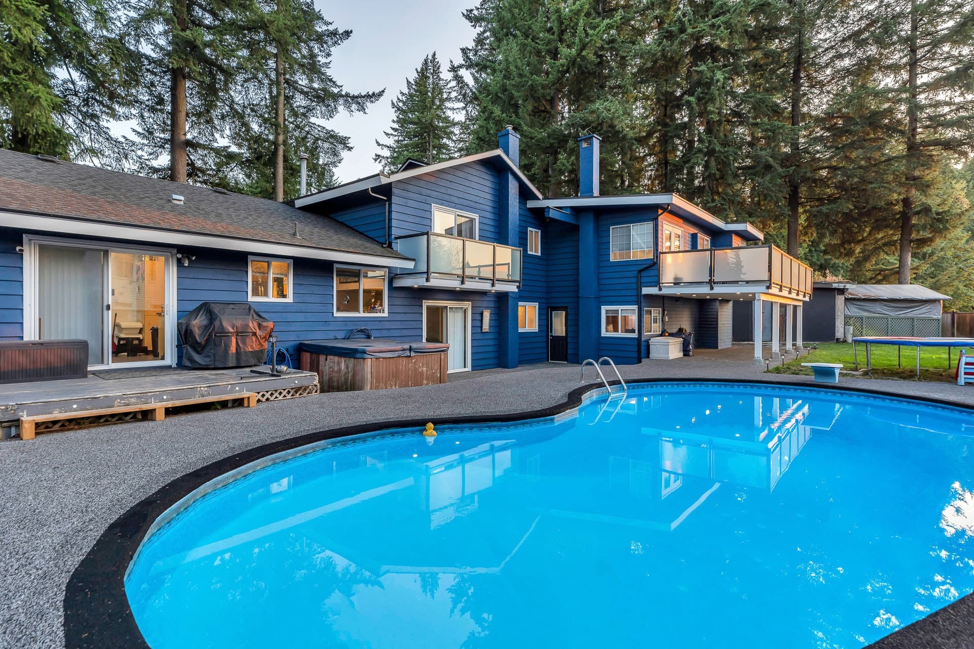 White Rock Pool Villa Aerial