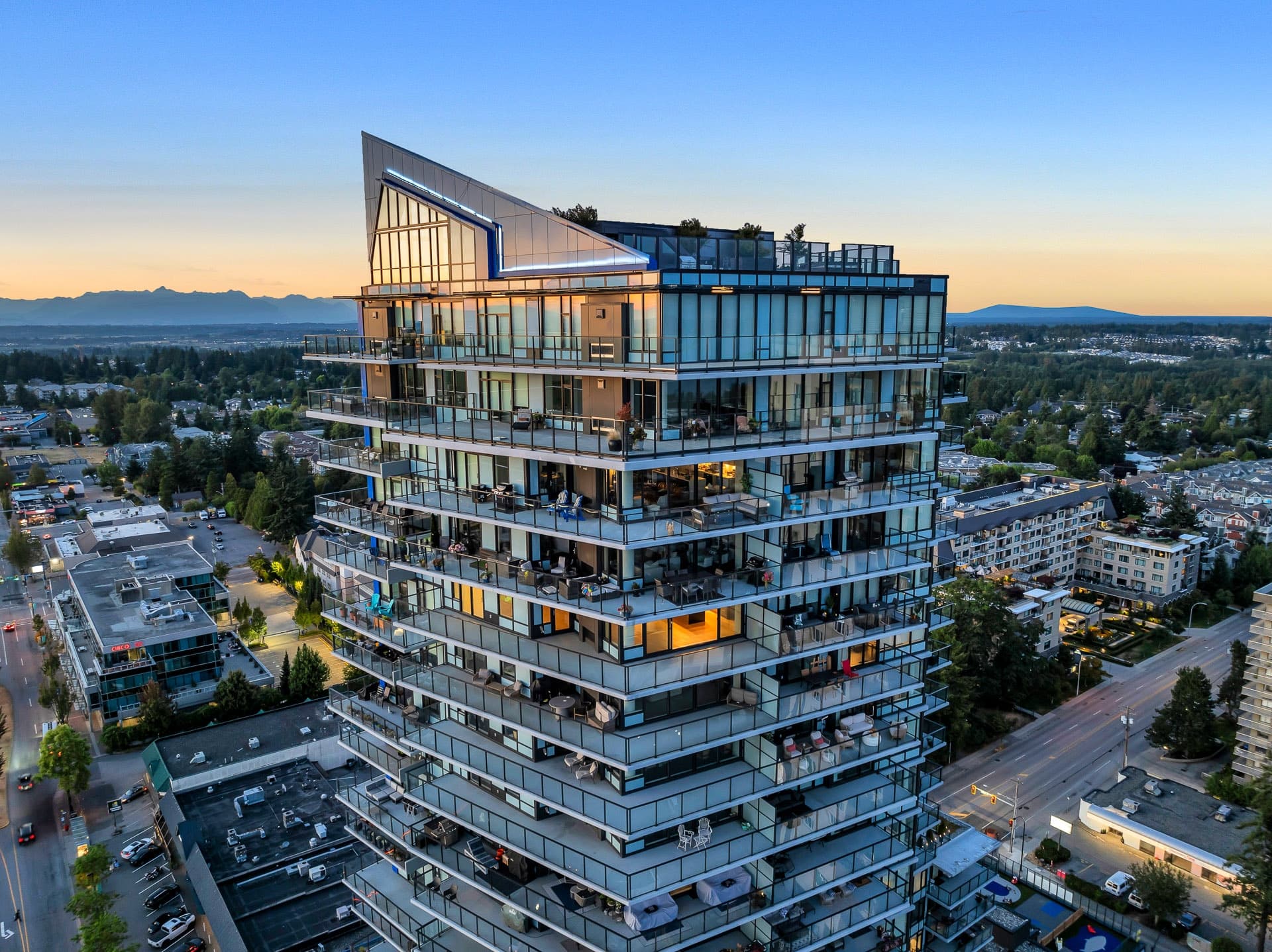 White Rock Penthouse Twilight